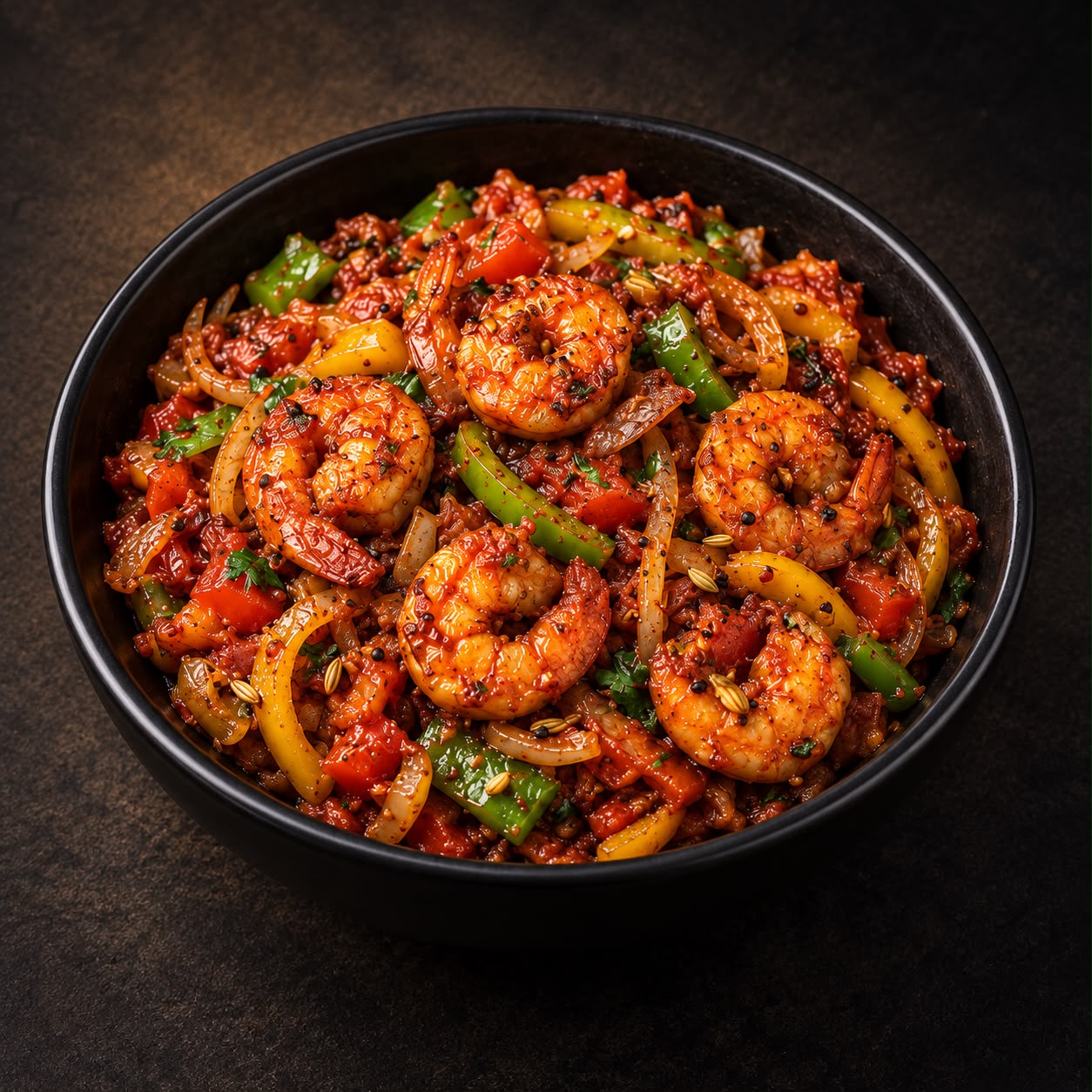Shrimp Jhal Fry